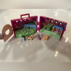 Vintage 1995 Littlest Pet Shop Perky Playful Kitty Cats